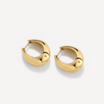 Cercei Infinity Placati cu Aur 18k - imagine 2