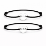Set 2 Bratari Personalizate Initiale cu Argint