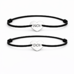 Set 2 Bratari Personalizate Noi Doi cu Argint
