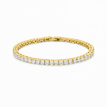 Bratara Tennis Placata cu Aur 18k