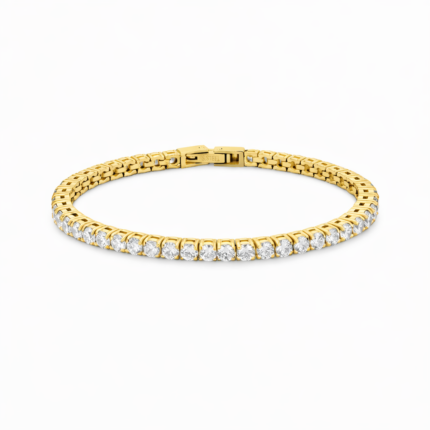 Bratara Tennis Placata cu Aur 18k