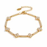 Bratara Love Placata cu Aur 18k