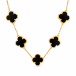 Colier Van Luxy Black Gold