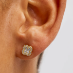 Cercei Steluta Placati cu Aur 18k - imagine 2