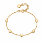 Bratara Multi Heart Gold