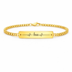 Bratara Personalizata Bae cu Aur