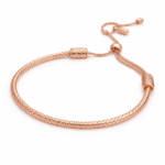 Brățară Rose Gold Reglabila Cu Argint