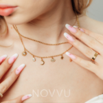 Colier Luna Placat cu Aur 18k - imagine 2