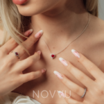Colier Red Heart Silver cu Argint - imagine 2