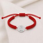 Bratara Roșie Personalizata Înger Nume cu Argint - imagine 2